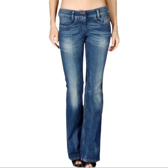 Diesel Louvely Slim Boot Cut Jeans 
